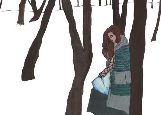 Woodland Solace (Winter) - Mini Art Print