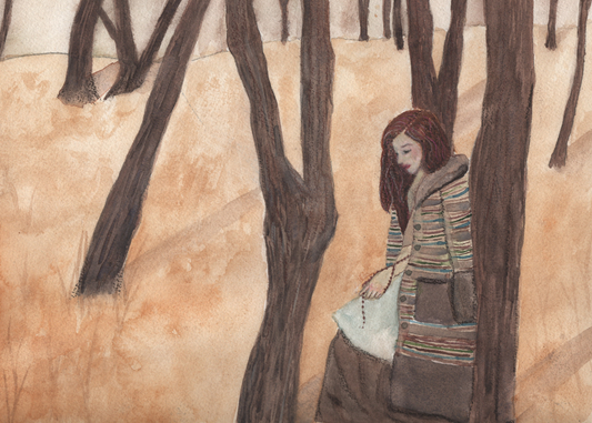 Woodland Solace (Autumn) - Mini Art Print