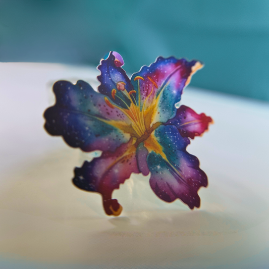 Galactic Lily Sticker