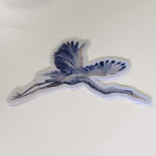 Blue Heron Sticker