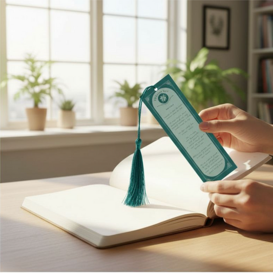 Poetry Bookmark with Silky Tassel