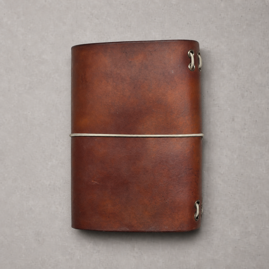 Leather Travel Journal - Spark (A6) - Amberglow
