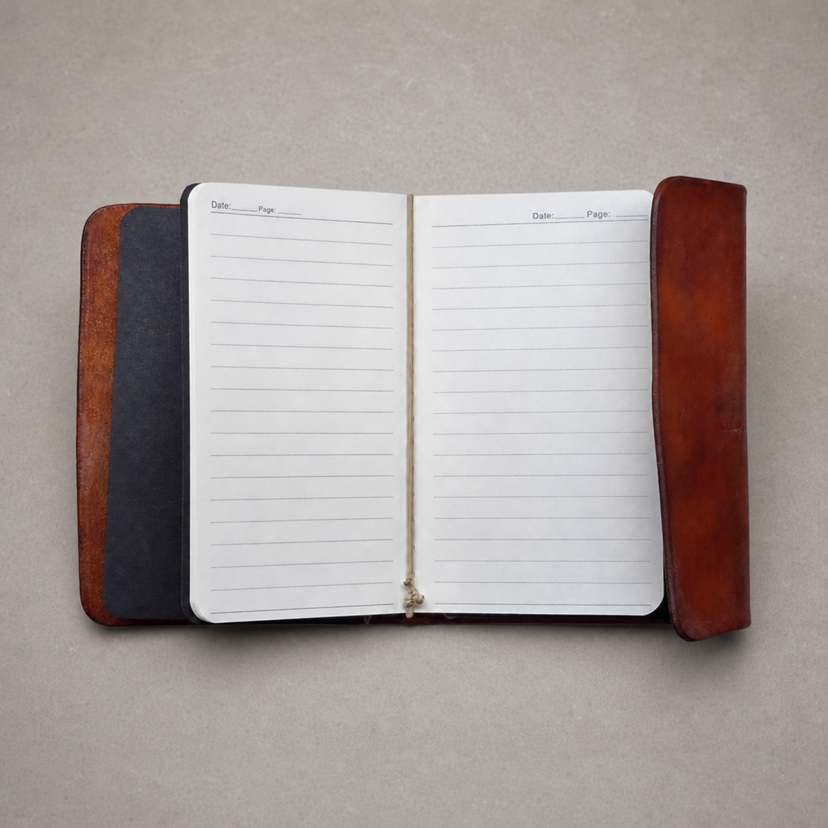 Leather Travel Journal - Spark (A6) - Amberglow